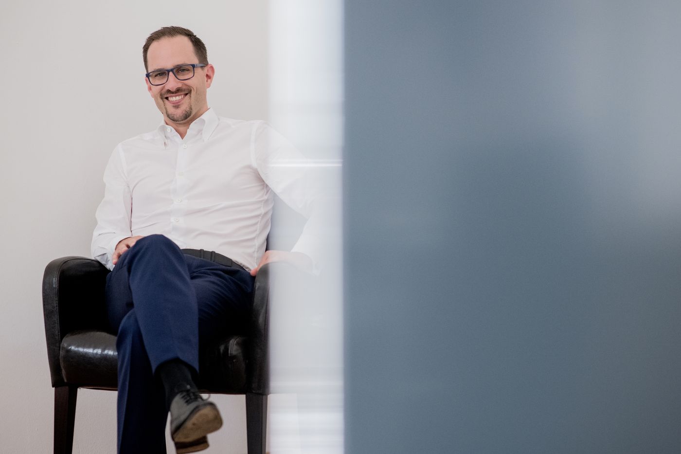 Rechtsanwalt Jürgen Steinhofer in den Kanzleiräumen von BLTS in Regensburg
